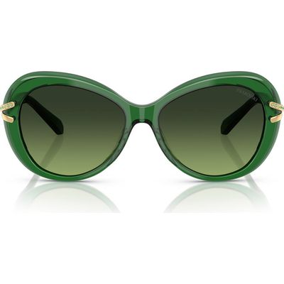 Swarovski Swarovski 56mm Butterfly Sunglasses