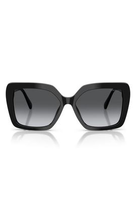 Swarovski Swarovski 57mm Polarized Butterfly Sunglasses