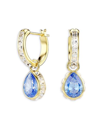 Swarovski Swarovski Chroma Crystal Charm Hoop Earrings