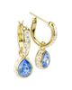 Swarovski Swarovski Chroma Crystal Charm Hoop Earrings - 4