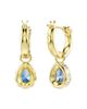Swarovski Swarovski Chroma Crystal Charm Hoop Earrings - 5