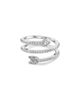 Swarovski Swarovski Idyllia Crystal & Cubic Zirconia Arrow Wrap Ring - 1