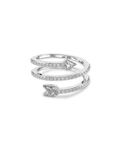 Swarovski Swarovski Idyllia Crystal & Cubic Zirconia Arrow Wrap Ring