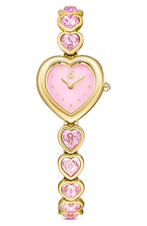 Swarovski Swarovski Idyllia Heart Crystal Bracelet Watch, 22mm