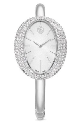 Swarovski Swarovski Imber Oval Bangle Bracelet Watch, 35mm x 28mm