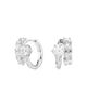 Swarovski Swarovski Matrix Crystal Bypass Hoop Earrings - 1