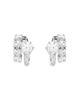 Swarovski Swarovski Matrix Crystal Bypass Hoop Earrings - 4