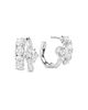 Swarovski Swarovski Matrix Crystal Bypass Hoop Earrings - 5