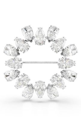 Swarovski Swarovski Matrix Pear-Cut Crystal Brooch