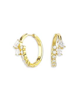 Swarovski Swarovski Mesmera Crystal Bypass Hoop Earrings