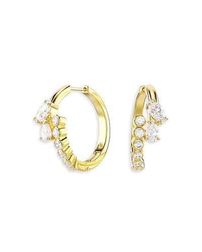 Swarovski Swarovski Mesmera Crystal Bypass Hoop Earrings