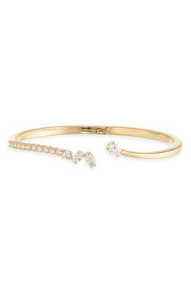Swarovski Swarovski Mesmera Mixed-Cut Crystal Open Bangle Bracelet