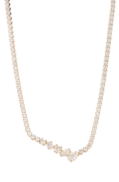Swarovski Swarovski Mesmera Mixed Cut Crystal Asymmetric Necklace