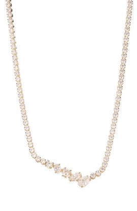 Swarovski Swarovski Mesmera Mixed Cut Crystal Asymmetric Necklace
