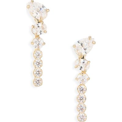 Swarovski Swarovski Mesmera Mixed Cut Cubic Zirconia Drop Earrings