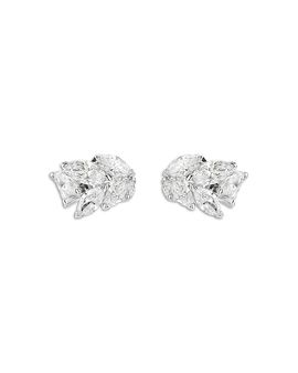Swarovski Swarovski Mesmera Stone Front To Back Earrings