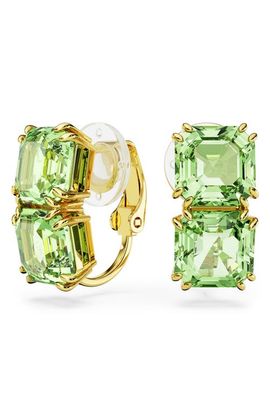 Swarovski Swarovski Millenia Square Crystal Clip-On Earrings