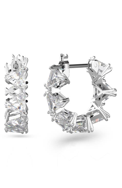 Swarovski Swarovski Millenia Triangle Cubic Zirconia Hoop Earrings