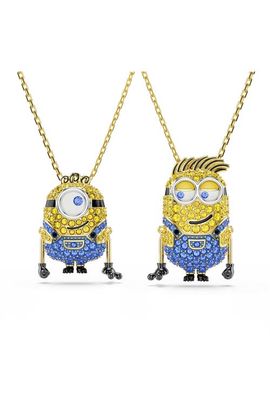 Swarovski Swarovski Set of 2 Minion Best Friend Necklaces
