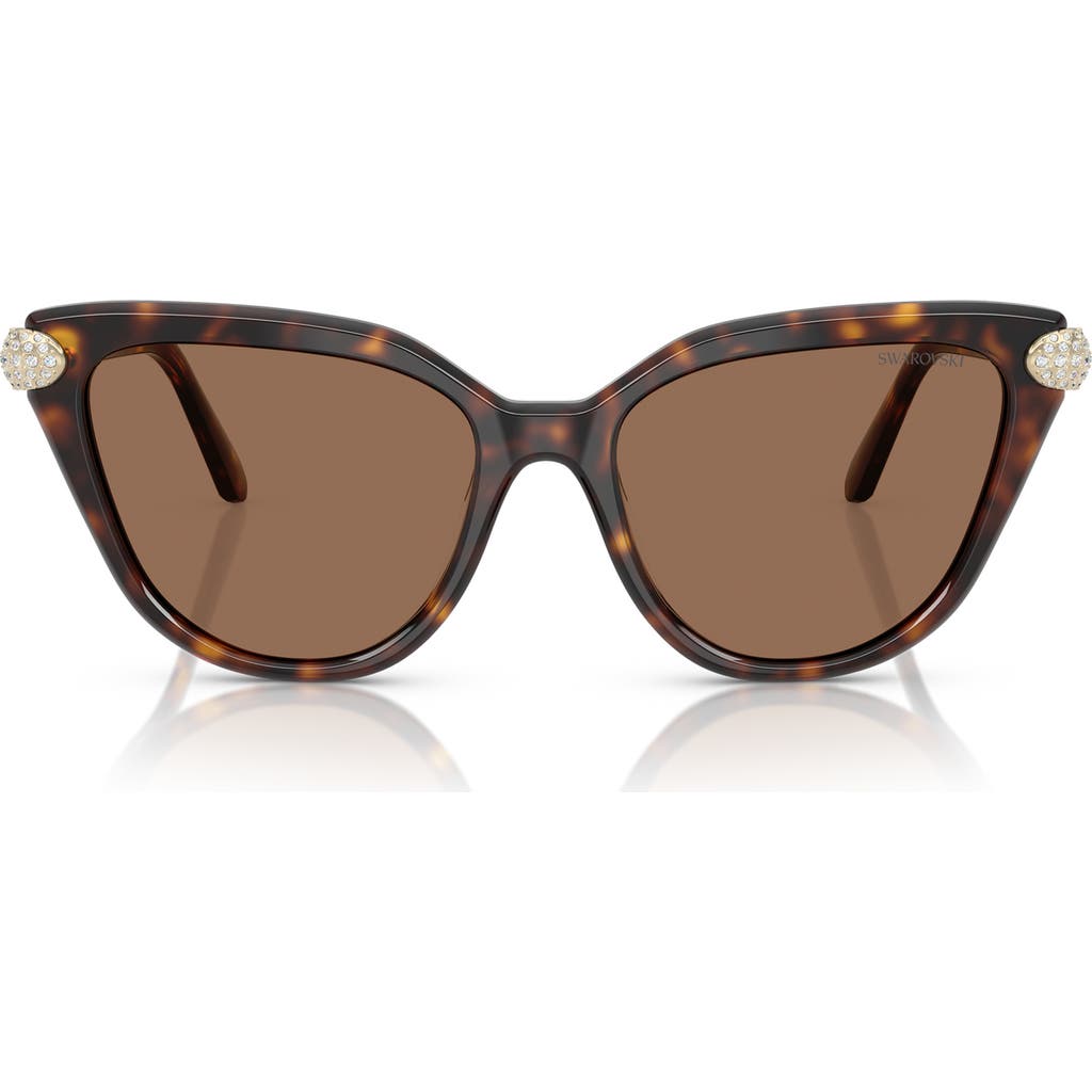 Swarovski Swarovski SK6039F 56mm Cat Eye Sunglasses