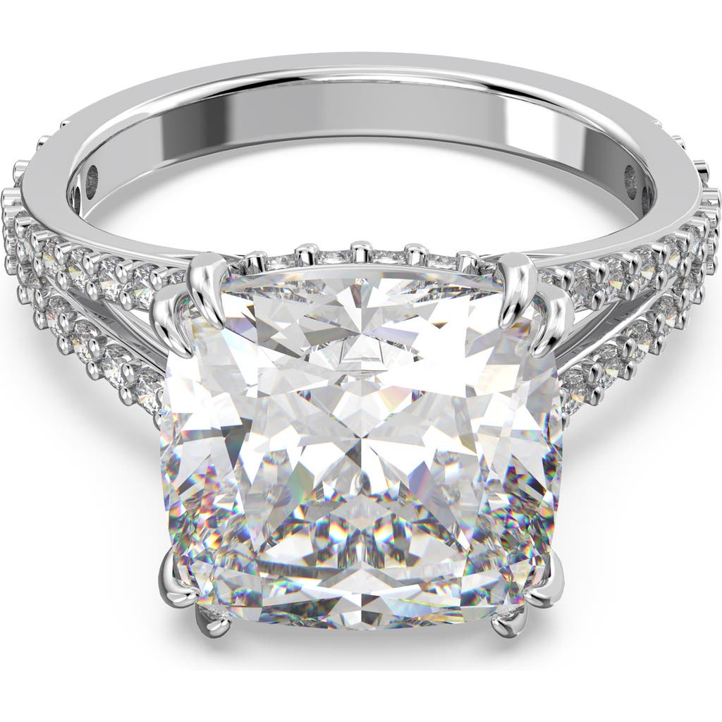 Swarovski Swarovski Stilla Square Cocktail Ring
