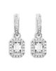 Swarovski Swarovski Una Angelic Cubic Zirconia Octagon & Hoop Drop Earrings - 3