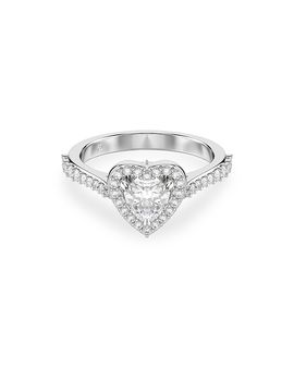 Swarovski Swarovski Una Crystal & Cubic Zirconia Heart Ring