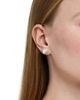Swarovski Swarovski Una Crystal Cushion Halo Stud Earrings - 2