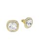 Swarovski Swarovski Una Crystal Cushion Halo Stud Earrings - 4