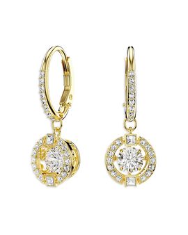 Swarovski Swarovski Una Crystal Orbital Charm Hoop Earrings