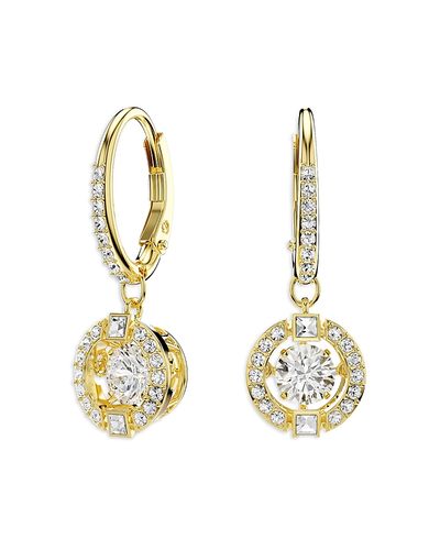 Swarovski Swarovski Una Crystal Orbital Charm Hoop Earrings
