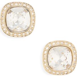 Swarovski Swarovski Unape Cushion Crystal Stud Earrings