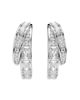 Swarovski Swarovski Vienna Stone Double Row Hoop Earrings - 3