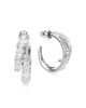 Swarovski Swarovski Vienna Stone Double Row Hoop Earrings - 4