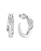 Swarovski Swarovski Vienna Stone Double Row Hoop Earrings - 5
