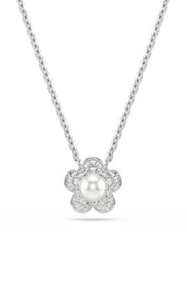 Swarovski Swarovski x Ariana Grande Angelic Crystal Faux Pearl Necklace