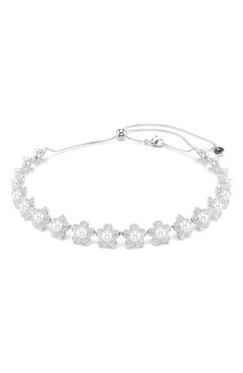 Swarovski Swarovski x Ariana Grande Crystal Faux Pearl Choker Necklace