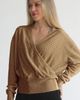 Sweat & Milk Sweat & Milk Bloom Cashmere Wrap Sweater - 1