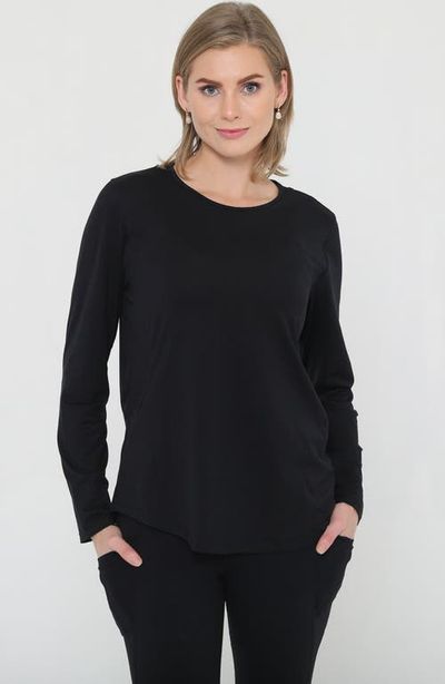Sweat & Milk Sweat & Milk Harper Cross Back Long Sleeve Nursing Top