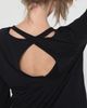 Sweat & Milk Sweat & Milk Harper Cross Back Long Sleeve Nursing Top - 2