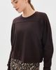 Sweaty Betty Sweaty Betty After Class Crop Sweatshirt Espresso Brown - 2