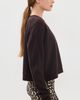 Sweaty Betty Sweaty Betty After Class Crop Sweatshirt Espresso Brown - 4