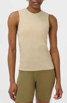 Sweaty Betty Sweaty Betty Athlete Mid Length Striped Performance Tank