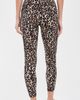 Sweaty Betty Sweaty Betty Power Piping Workout 7/8 Leggings Brown Ink Leopard Print - 3
