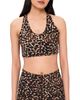Sweaty Betty Sweaty Betty Power Racer Bra Brown Offbeat Animal Print - 1