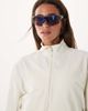 Sweaty Betty Sweaty Betty seersucker textured zip up jacket in white - 1