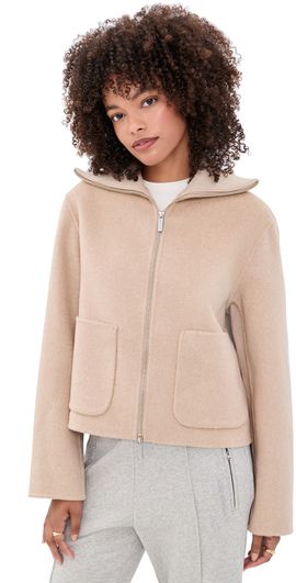Sweaty Betty Sweaty Betty Wool Cropped Jacket Almond Beige