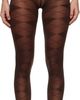 Swedish Stockings Swedish Stockings Brown Rebecka Argyle Tights - 1