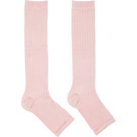 Swedish Stockings Swedish Stockings SSENSE Exclusive Pink Long Sandal Socks