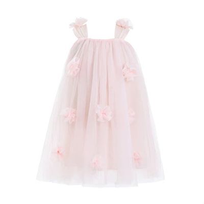 Sweet Cactus Sweet Cactus Flower-Embellished Tulle Dress